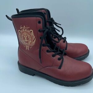 Harry Potter Gryffindor Combat Style boots Unisex